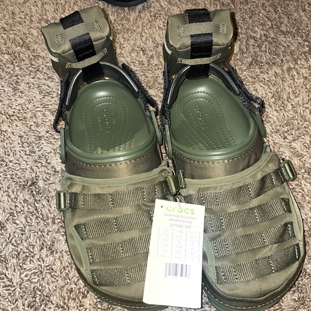Beams X Crocs Classic Military style Clog